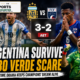 Argentina Escape in Extra Time After Cabo Verde Push Champions to the Brink