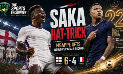 Saka Hat-Trick Outshines Mbappé Record in World Cup Bronze Match
