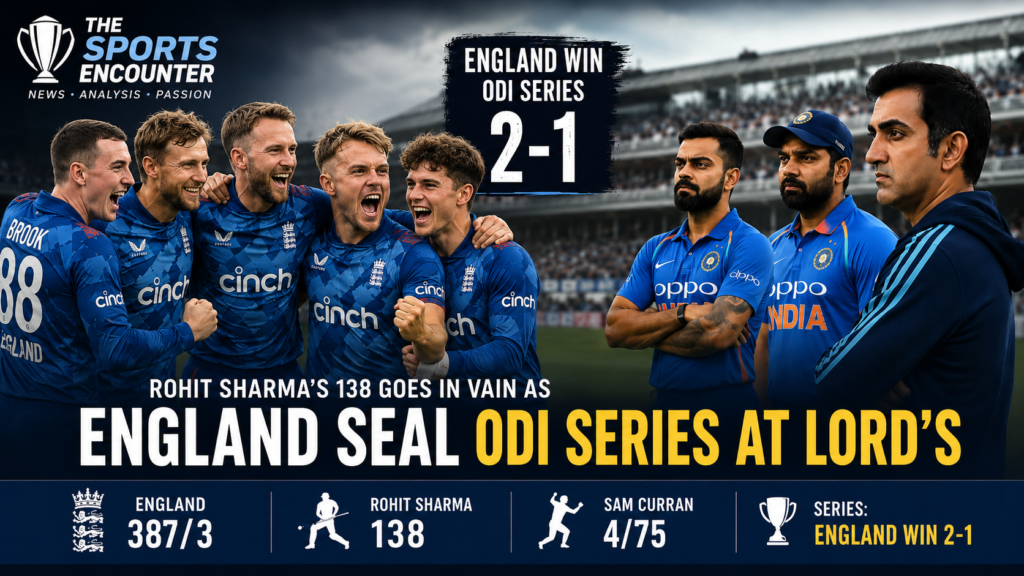 Rohit and Kohli Fight, but England’s 387 Proves Too Much at Lord’s