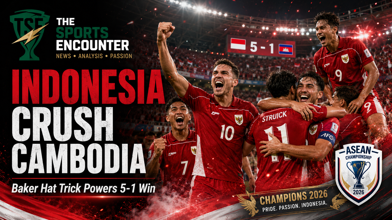 Mitch Baker’s Dream Debut Pushes Indonesia Into ASEAN Championship Race