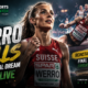 Audrey Werro pictured after falling in the women’s 800m semifinal at the 2026 European Athletics Championships in Birmingham before being reinstated into the final.