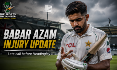 Babar Azam trains at Headingley as Pakistan wait on a late medical decision over his injured right hand before the first Test against England.