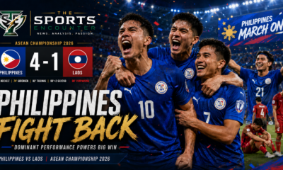 Philippines Punish 10-Man Laos to Rejoin Group B Race