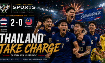 Thailand Beat Malaysia 2-0 to Take Control of Group B