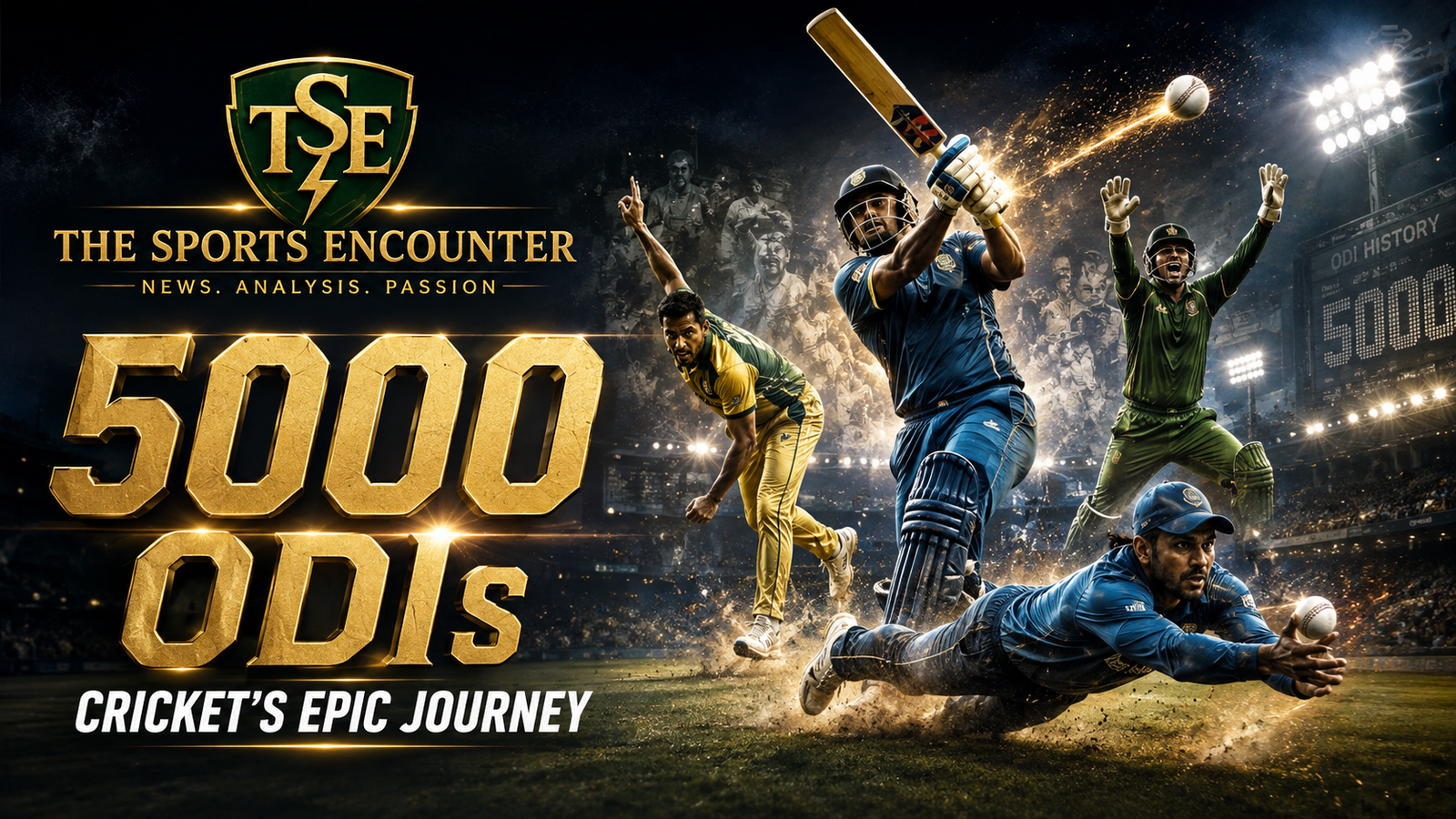 A Celebration of 5000 ODIs: The 100 Most Thrilling Men’s One-Day Internationals We Will Revisit