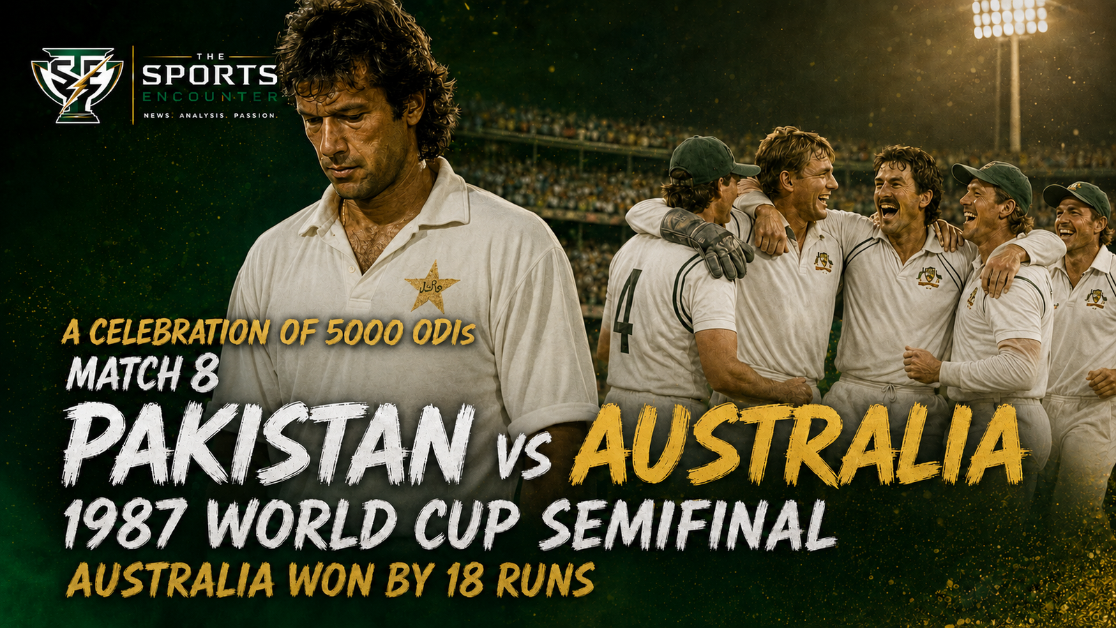 A Celebration of 5000 ODIs Match 8: Australia Break Pakistan’s World Cup Dream in Lahore