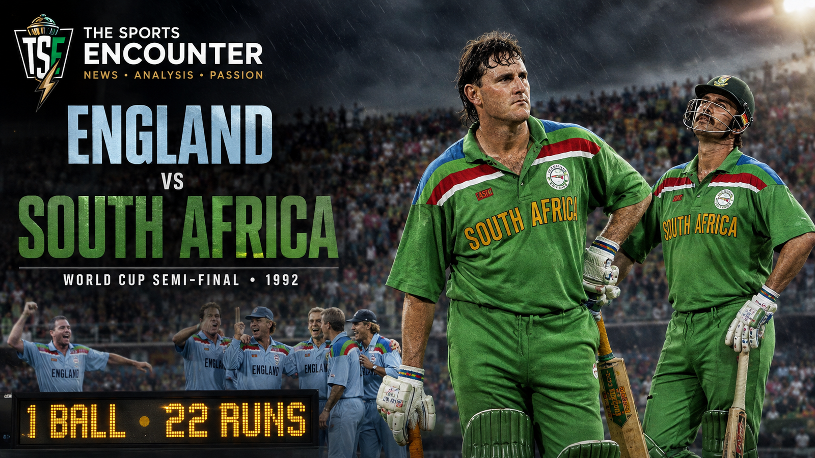 A Celebration of 5000 ODIs Match 11: 22 From One Ball Ends South Africa’s World Cup Dream
