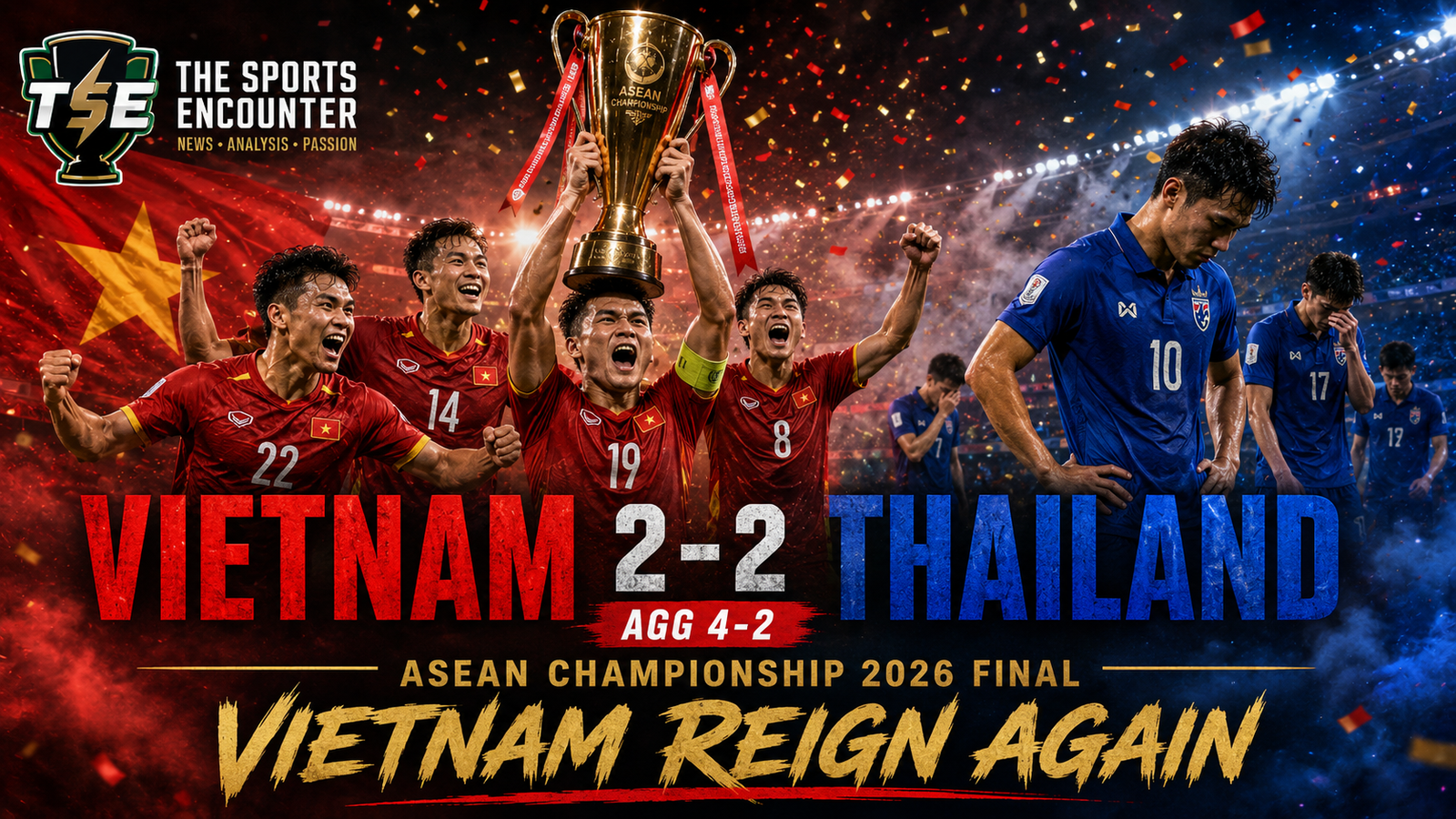 Vietnam Survive Thailand’s Best Fightback to Retain ASEAN Championship 2026