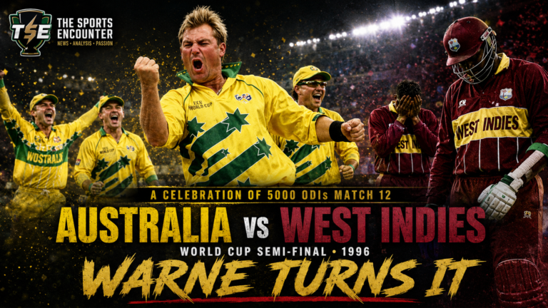 A Celebration of 5000 ODIs Match 12: Warne Turns 165 for 2 Into West Indies Heartbreak