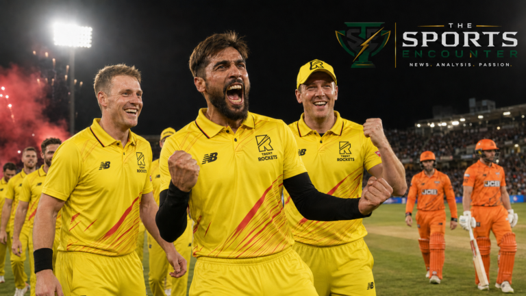 Amir Holds His Nerve as Trent Rockets Deny Sunrisers Leeds at Trent Bridge