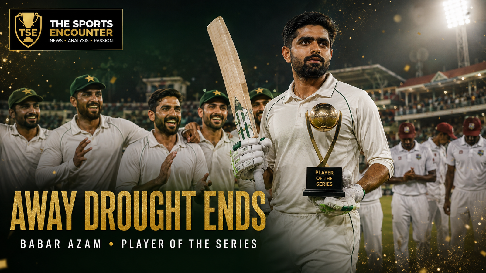 Babar, Shafique end Pakistan's away test wins drought