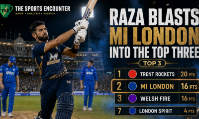 Raza’s Late Power Carries MI London Through Lord’s Chase