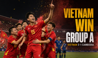Nguyễn Đình Bắc Answers Cambodia’s Challenge as Vietnam Win Group A