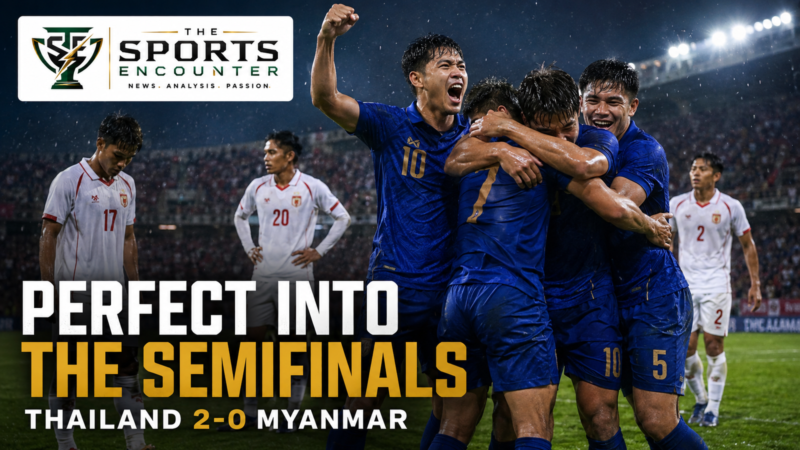 Thailand Hold Their Nerve, End Myanmar’s Run and March Into the Semifinals