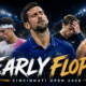 Novak Djokovic, Ben Shelton, Jack Draper and Jelena Ostapenko feature in a Cincinnati Open 2026 graphic highlighting the tournament’s biggest early failures and exits.