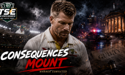 David Warner shown in a serious cricket portrait as his drink-driving conviction raises questions over his Sydney Thunder captaincy and post-cricket career.