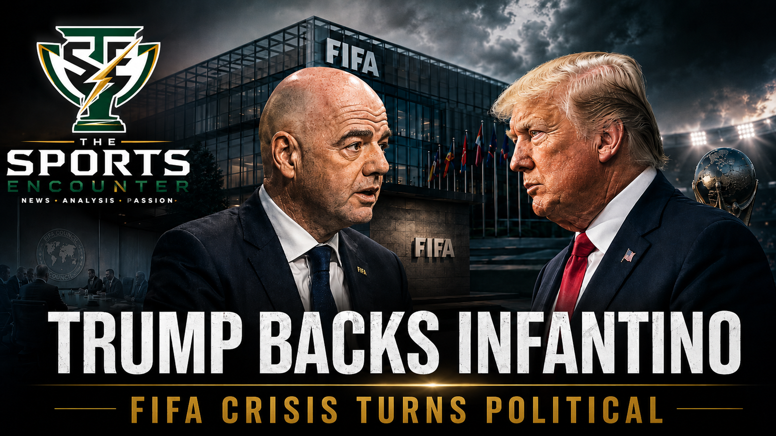 Donald Trump backs Gianni Infantino as UEFA, AFC and CONCACAF intensify pressure on the FIFA president ahead of the 2027 election.