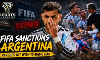 Leandro Paredes and Argentina players during the fallout from the 2026 FIFA World Cup final as FIFA announces suspensions and disciplinary sanctions.
