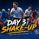 England, Germany, Pakistan, India and the Netherlands feature in a FIH Hockey World Cup 2026 Day 3 graphic highlighting the tournament’s major results and turning points.