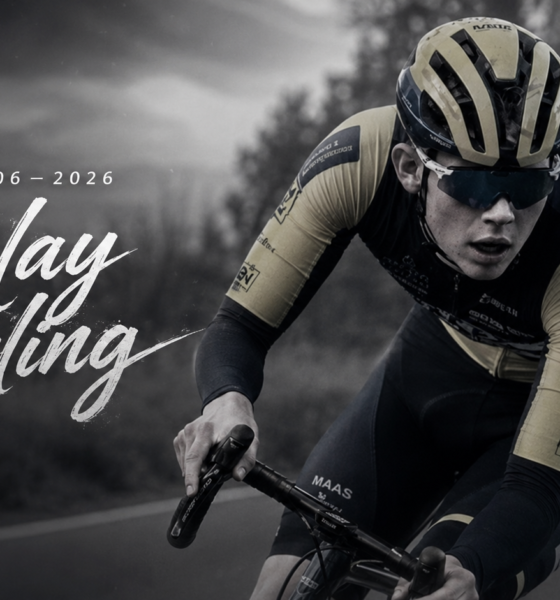Finlay Tarling is honored in a somber cycling tribute after the 19-year-old British rider died following a serious accident during Stage 8 of the Volta a Portugal.
