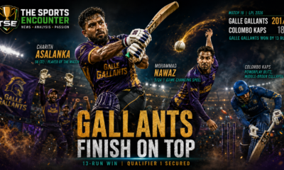 Charith Asalanka powers Galle Gallants to 201 for six before Mohammad Nawaz’s three-wicket spell seals a 13-run win over Colombo Kaps and a place in LPL 2026 Qualifier 1.
