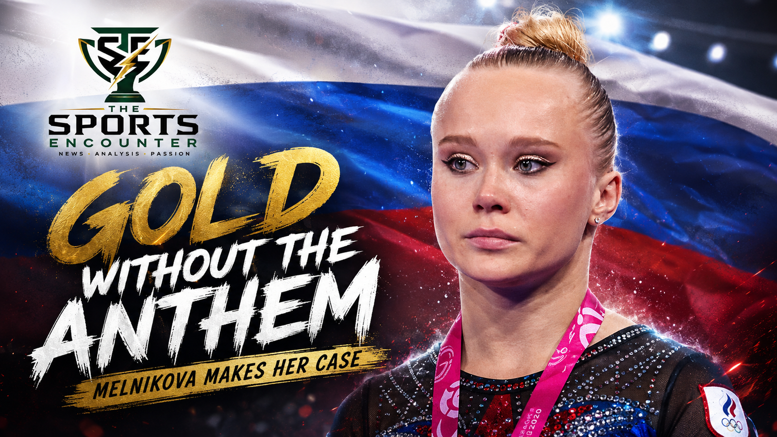 Angelina Melnikova celebrates European all-around gold in Zagreb while competing under neutral conditions without Russia’s national flag or anthem.