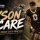 New Orleans Saints rookie wide receiver Jordyn Tyson during training camp as concern grows over a lower-body injury and his recurring hamstring history.