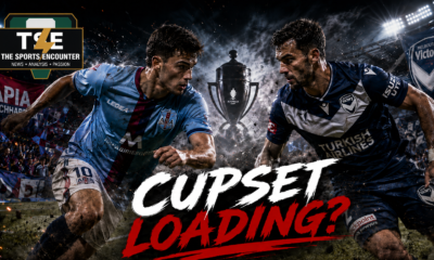 APIA Leichhardt and Melbourne Victory players face off under the lights at Leichhardt Oval ahead of their Australia Cup 2026 quarterfinal.