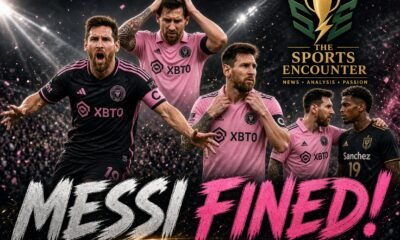 Lionel Messi in an Inter Miami match setting during the 2-2 draw with Philadelphia Union, where a late confrontation led to MLS fines and disciplinary action.