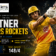 Mitchell Santner plays an attacking shot for Trent Rockets at The Oval after scoring an unbeaten 52 from 23 balls to lead a six-wicket win over MI London in The Hundred 2026.