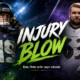 Jake Bobo and Danny Pinter featured in a cinematic NFL injury graphic as the Seahawks and Ravens adjust their rosters ahead of the 2026 season.