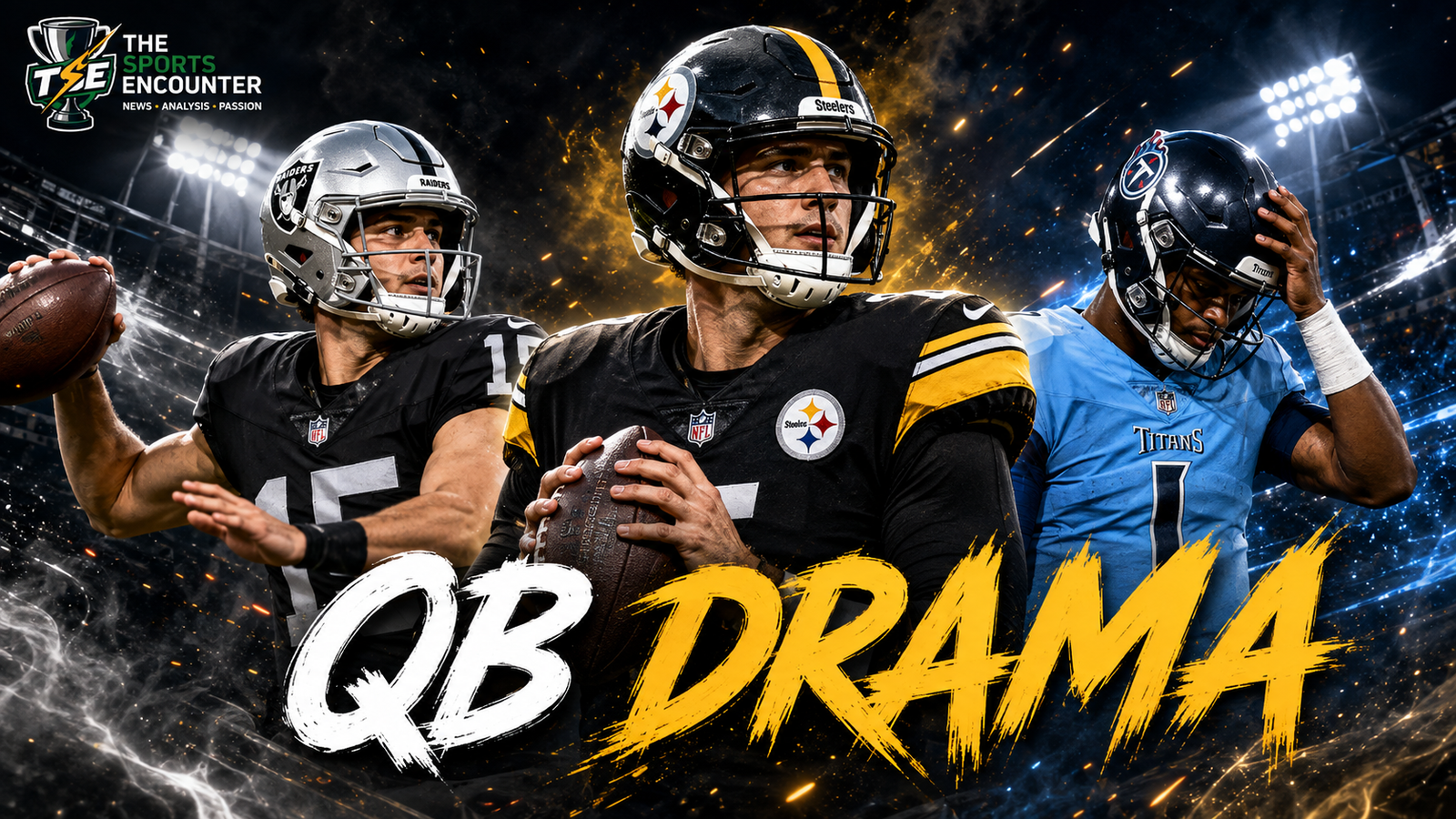 NFL Preseason 2026, NFL Preseason Week 1, Fernando Mendoza, Drew Allar, Cam Ward, Las Vegas Raiders, Pittsburgh Steelers, Tennessee Titans, Anthony Richardson, Joe Burrow, NFL News