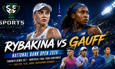 Elena Rybakina and Coco Gauff headline the National Bank Open 2026 Toronto semifinal lineup, while Ben Shelton, Learner Tien, Rafael Jodar and Brandon Nakashima advance to the Montreal final four.