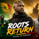 Patrick Vieira pictured against a dramatic Senegal football backdrop after being appointed head coach of the Lions of Teranga ahead of AFCON 2027.