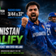Rashid Khan celebrates Afghanistan’s three-wicket win over Ireland in Belfast, with Rahmanullah Gurbaz in the background, as Afghanistan qualify for the 2027 ICC Men’s Cricket World Cup.