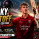 Rocky Flintoff celebrates his first senior professional century for Lancashire after scoring 123 from 76 balls against Somerset in the One-Day Cup 2026.