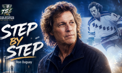 Ron Duguay during his Stage 4 colon cancer recovery, representing his rehabilitation progress and new treatment phase after walking without a walker.