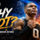 Russell Westbrook celebrates during his NBA career as The Sports Encounter reflects on the retirement, records, MVP season and legacy of basketball’s all-time triple-double leader.