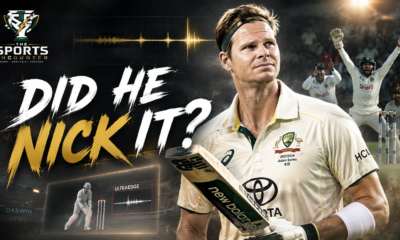 Steve Smith at the center of a DRS controversy during the Australia-Bangladesh Test in Darwin after Snickometer failed to show a clear edge that Smith later said he thought he had nicked.