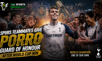Pedro Porro Gets Spurs Guard of Honour After World Cup Win