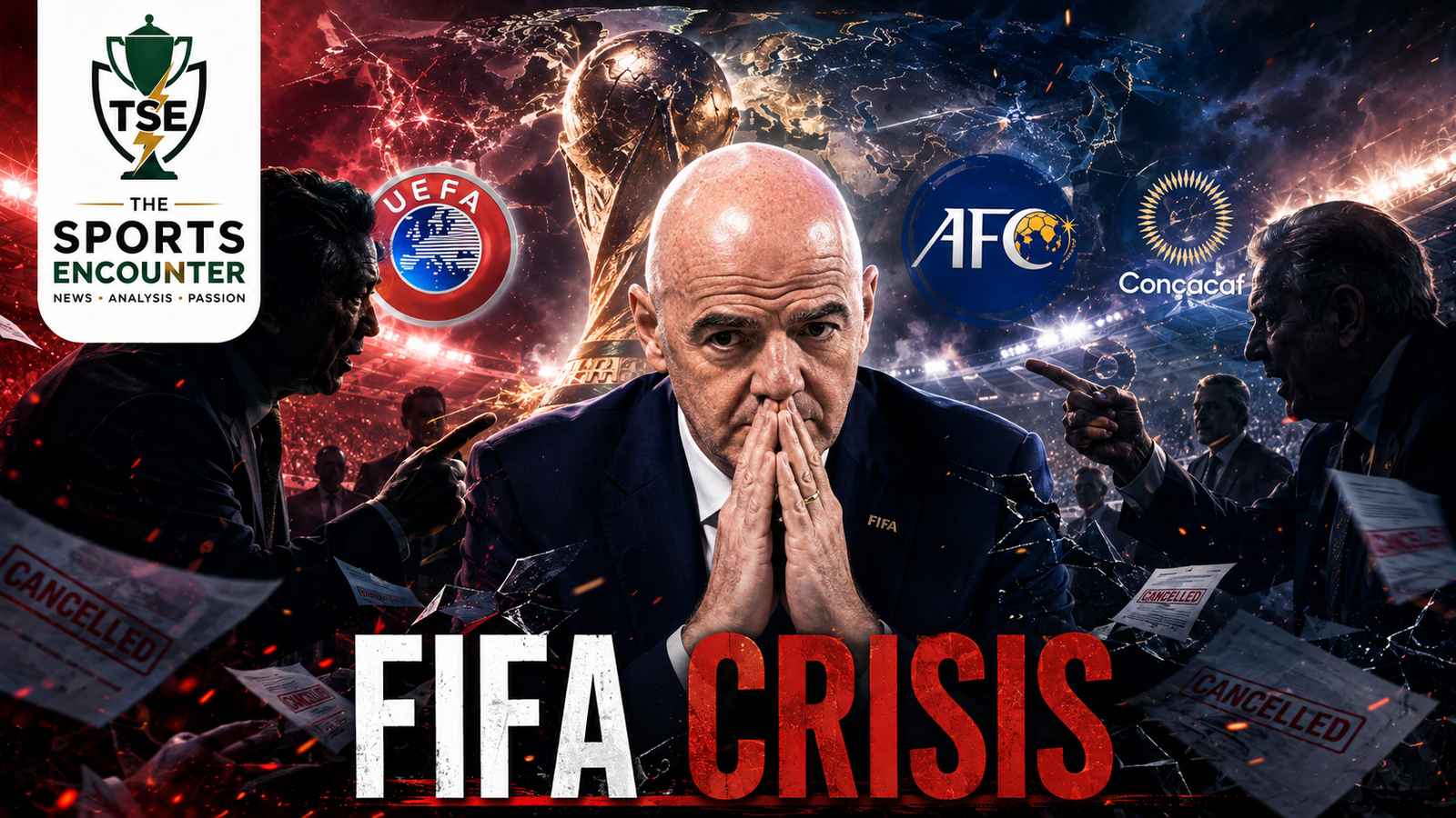 Gianni Infantino appears under intense scrutiny as UEFA, AFC and CONCACAF challenge his FIFA leadership over the abandoned World Cup commercial rights stake-sale plan.