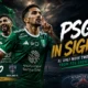 Al Ahli players celebrate after beating Auckland FC 1-0 to move closer to a potential FIFA Intercontinental Cup final against Paris Saint-Germain.