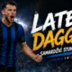 Lazar Samardžić celebrates after scoring Atalanta’s 96th-minute winner in a 1-0 Serie A victory over Bologna in Bergamo.