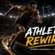 Elite track and field athletes in a cinematic Budapest stadium setting highlighting the World Athletics Ultimate Championship’s new lane draft, jump-off and broadcast innovations.