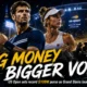 Arthur Ashe Stadium and leading tennis players featured in a cinematic US Open 2026 visual highlighting the record $108 million prize purse and new Grand Slam Player Advisory Council.