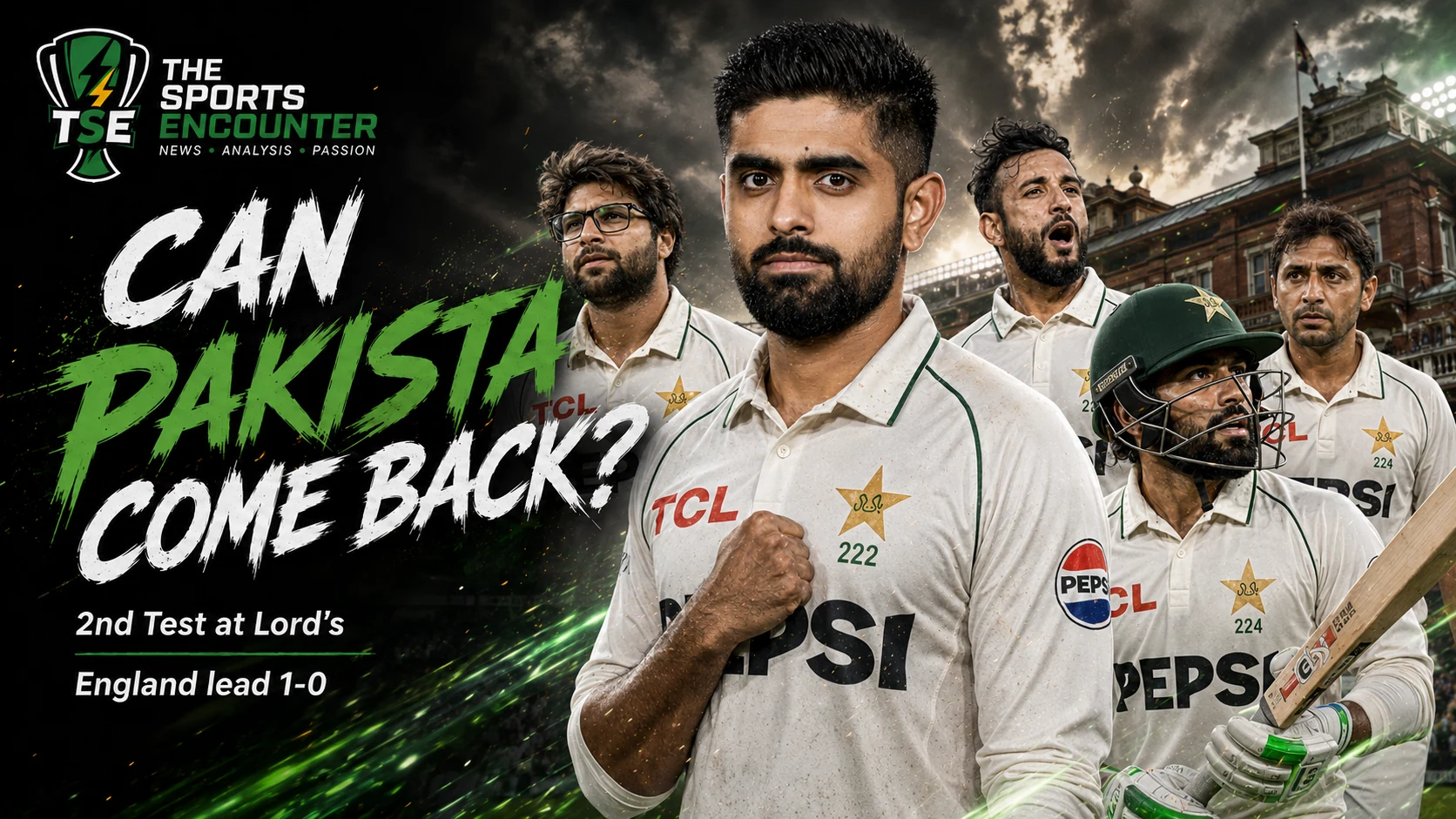 Pakistan Test players prepare for the second Test against England at Lord’s as questions surround Babar Azam’s return, team selection and the visitors’ chances of making a series comeback.