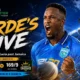 Matthew Forde celebrates during St Lucia Kings’ CPL 2026 Match 13 victory over Jamaica Kingsmen after taking five wickets.