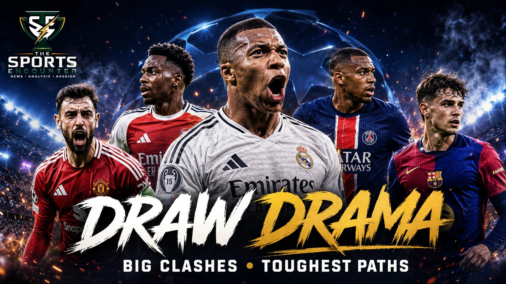 UEFA Champions League 2026-27 draw featuring major clubs, headline matchups, and the toughest league-phase schedules.