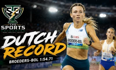 Femke Broeders-Bol races to a Dutch national record of 1:54.71 in the women’s 800m at the Zurich Diamond League.