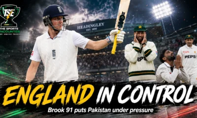 Harry Brook and England dominate under the Headingley floodlights as Pakistan struggle to regain control despite Ali Usman’s five-wicket haul.
